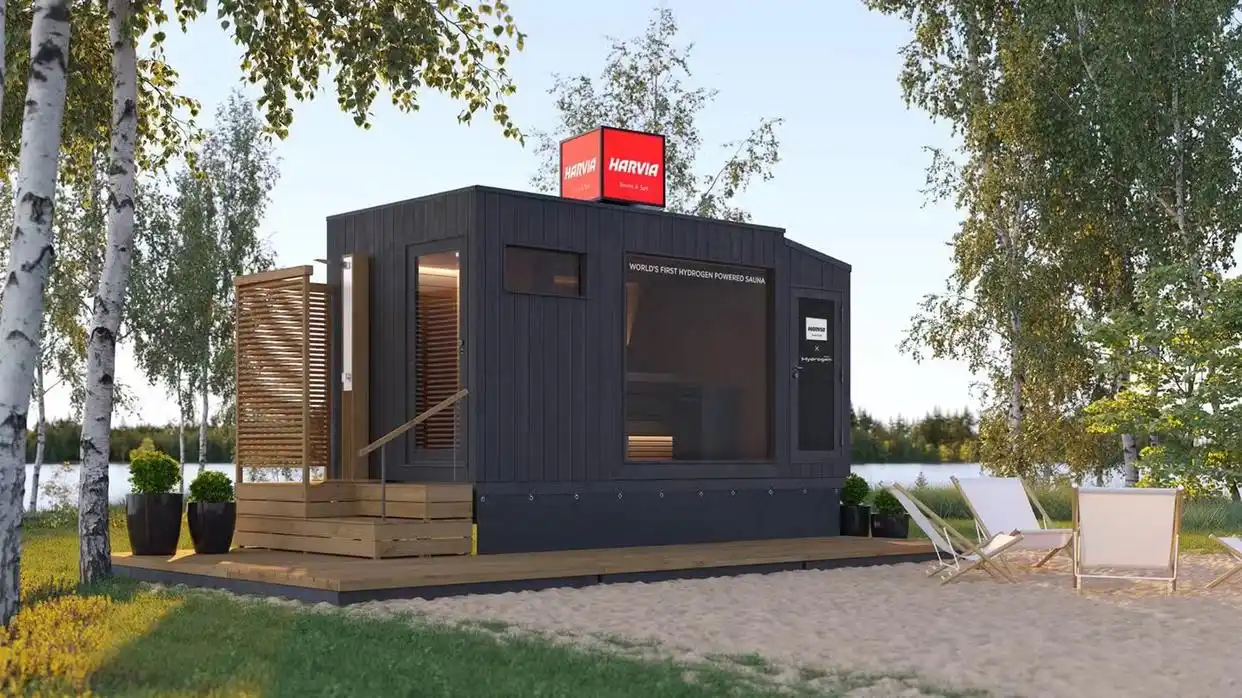 Maailma esimene vesinikuenergiaga saun teeb oma debüüdi Soome rallil, Toyota ja Harvia juhivad puhta energia revolutsiooni