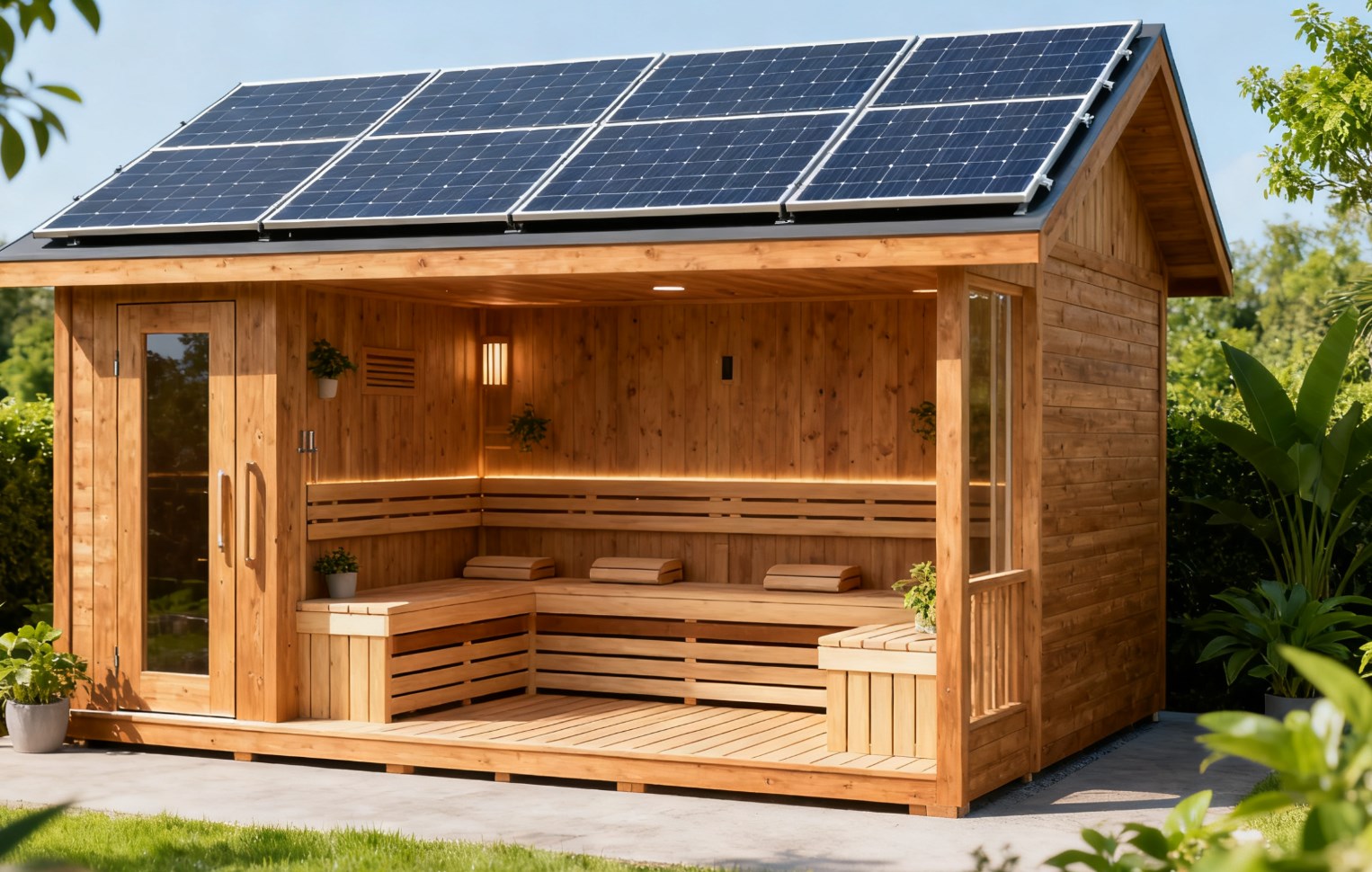 Päikeseenergial töötavate saunade rakendamine keskkonnakaitse valdkonnas Päikeseenergial töötavate saunade rakendamine keskkonnakaitse valdkonnas