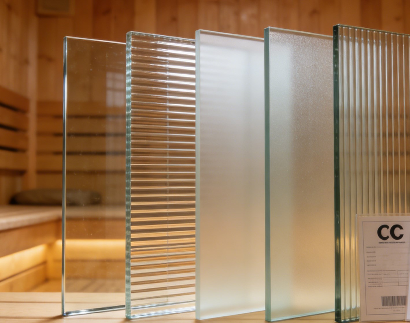 Saunaruumi plahvatuskindel klaas